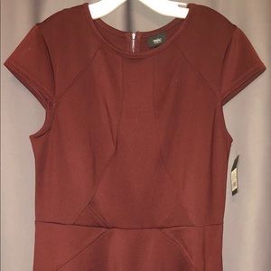 Cabernet red dress - large - knee length